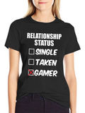 Relationship Status: Gamer Graphic Tee