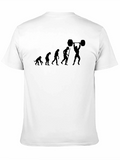 Evolution of Weightlifting Black T-Shirt