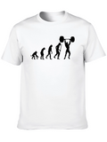 Evolution of Weightlifting Black T-Shirt