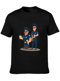 Coffee Cops Graphic T-Shirt - Black