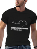 Cardiac Sonography Heartbeat T-Shirt