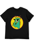 Cool Dragon Graphic Black T-Shirt