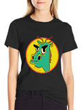 Cool Dragon Graphic Black T-Shirt