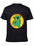 Cool Dragon Graphic Black T-Shirt
