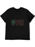 Peace Love Pottery Graphic T-Shirt
