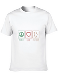 Peace Love Pottery Graphic T-Shirt