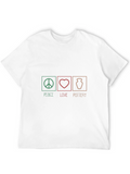 Peace Love Pottery Graphic T-Shirt