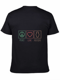 Peace Love Pottery Graphic T-Shirt
