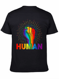Rainbow Human Fist T-Shirt - Equality & Pride