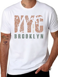 NYC Brooklyn Map Graphic T-Shirt