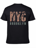 NYC Brooklyn Map Graphic T-Shirt