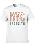 NYC Brooklyn Map Graphic T-Shirt