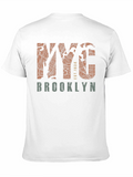 NYC Brooklyn Map Graphic T-Shirt
