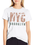 NYC Brooklyn Map Graphic T-Shirt