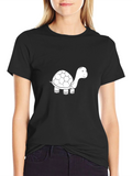 Turtle Graphic Black T-Shirt