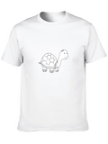 Turtle Graphic Black T-Shirt
