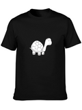 Turtle Graphic Black T-Shirt
