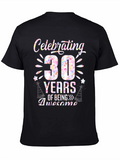 Celebrating 30 Years Awesome Birthday T-Shirt