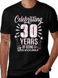Celebrating 30 Years Awesome Birthday T-Shirt