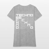 techno music bold text