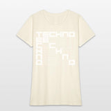 techno music bold text