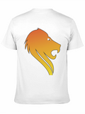 Lion Graphic Tee - Black Cotton Blend