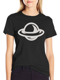 Saturn Graphic T-Shirt - Classic Black