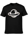 Saturn Graphic T-Shirt - Classic Black