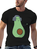 Avocado Mozart Black T-Shirt