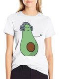 Avocado Mozart Black T-Shirt
