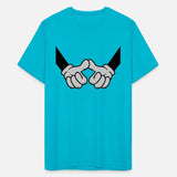 thumb touch greeting friends