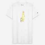 Tiffany Name Faux Gold Tulip Flourish