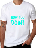 How You Doin? Mens Black T-Shirt