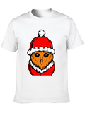Festive Owl T-Shirt - Holiday Style
