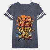 to get along you gotta along American Gothic Flame