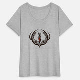 Tribal Elegance – Red Dress Woman Design