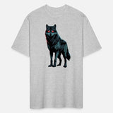 Tribal Red-Eyed Wolf – Fierce Alpha Spirit Tee