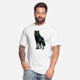 Tribal Red-Eyed Wolf – Fierce Alpha Spirit Tee