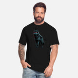 Tribal Red-Eyed Wolf – Fierce Alpha Spirit Tee