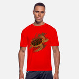 Turtle Relaxed Chilling Sea Ocean Beach