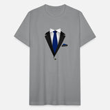 Tuxedo with a Royal Blue Tie For Weddings And
