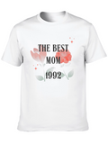 The Best Mom 1992 Flower Graphic Tee