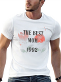 The Best Mom 1992 Flower Graphic Tee