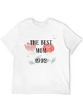 The Best Mom 1992 Flower Graphic Tee
