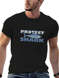 Protect Shark Graphic T-Shirt -  Ocean Conservation Tee