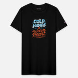 Typography for winter Cold hands warm heart