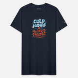 Typography for winter Cold hands warm heart