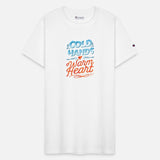 Typography for winter Cold hands warm heart