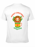 Hoggy Christmas Hedgehog Graphic T-Shirt