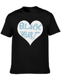 Black Heart Graphic Print T-Shirt